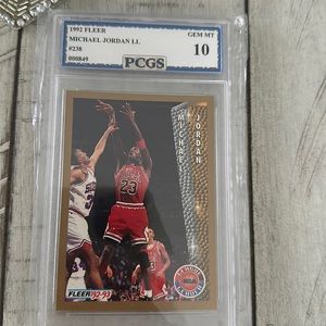 Michael Jordan 1992 Fleer Card